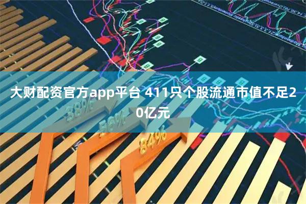 大财配资官方app平台 411只个股流通市值不足20亿元